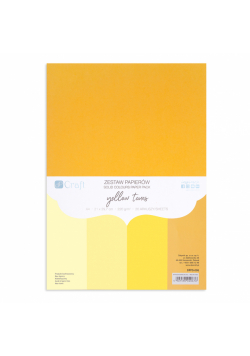 Zestaw papierów A4 Yellow Tones 220g  20 ark.