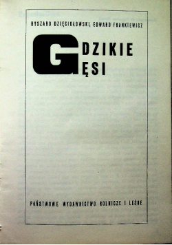 Dzikie gęsi