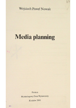 Nowak media planning