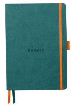 Notes Rhodia Rhodiarama Goalbook peacock A5 w kropki Softcover
