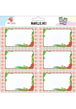 Naklejki na przetwory i przyprawy Warzywa