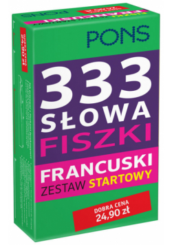 333 Słowa Fiszki Francuski Zestaw startowy