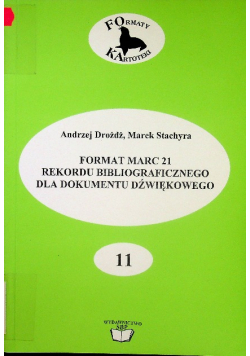 Format marc 21 rekordu bibliograficznego dla dokumentu dźwiękowego 11