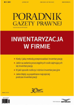 Inwentaryzacja w firmie