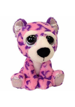 Leopard Brooke różowo-fioletowy 15 cm