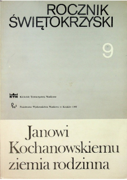 Rocznik Świętokrzyski Tom 9