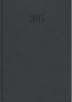 Kalendarz 2015 Książkowy Tygodniowy A5 z obszyciem TUCSON szary