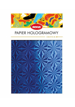 Zestaw kreatywny A4/10ark papier hologramowy