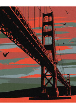 Malowanie po numerach - San Francisco 40x50cm