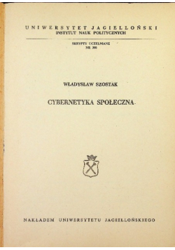 Cybernetyka społeczna