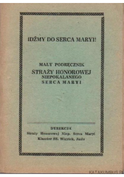 Idźmy Do Serca Maryi 1938 r.