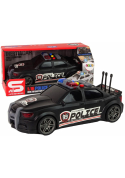 Policja 1:16 z dźwiękiem czarna