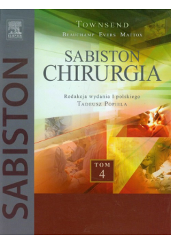 Chirurgia Sabiston Tom 4