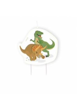 Świeczka urodzinowa Happy Dinosaur