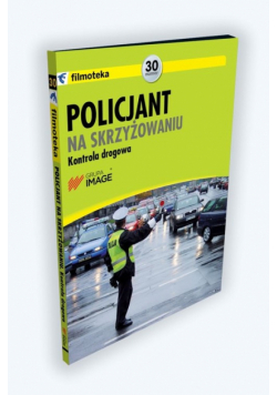 Policjant na skrzyżowaniu Kontrola drogowa