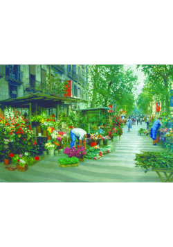 Puzzle 5000 Ulica La Rambla Barcelona
