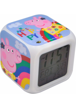 Budzik cyfrowy z projektorem Peppa Pig KE07