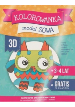 Kolorowanka 3D: Sowa