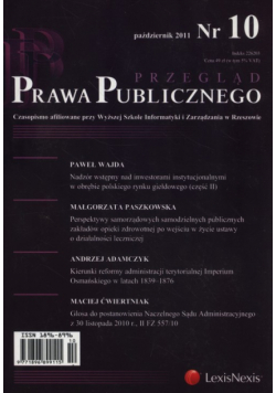 Przegląd Prawa Publicznego 10/2011