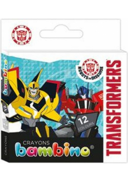 Kredki BAMBINO 12 kolorów Transformers