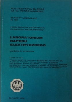 Laboratorium napędu elektrycznego