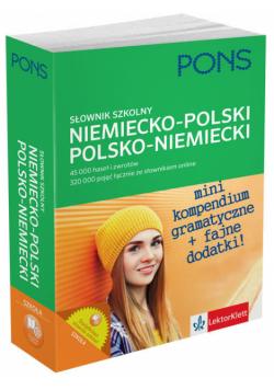 Słownik szkolny niemiecko-polski polsko-niemiecki 45 000 haseł i zwrotów.