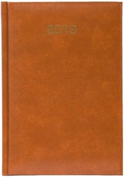 Kalendarz 2019 Tygodniowy A4 Baladek brąz