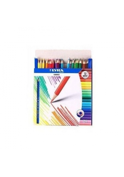 Kredki trójkątne Osiris 24 kolory