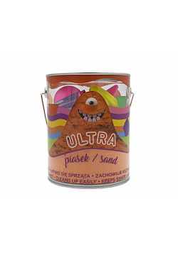 Ultra Piasek 900g pomarańczowy + 4 foremki Muffin