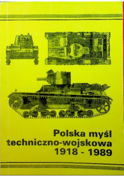 Polska myśl techniczno wojskowa 1918 - 1939