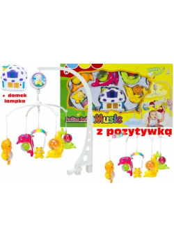 Wesoła karuzelka do łóżeczka Delfinki pozytywka