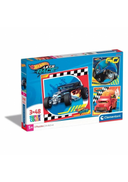 Puzzle 3x48 Super Kolor Hot Wheels
