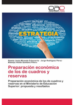 Preparación económica de los de cuadros y reservas
