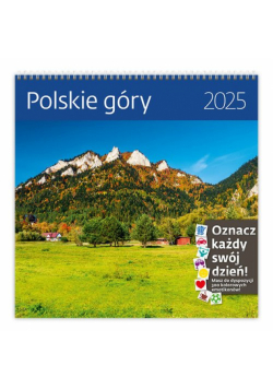 Kalendarz 2025 30x30 Polskie Góry