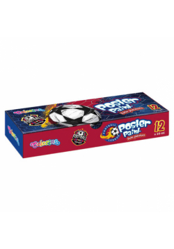 Farby plakatowe Colorino Football 12 kolorów 20 ml