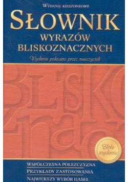 Słownik wyrazów bliskoznacznych kieszonkowy