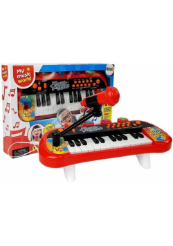 Keyboard 24 klawisze USB czerwony