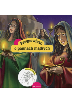 Przypowieść o pannach mądrych Kolorowanka