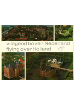 Vliegend boven Nederland. Flying over Holland