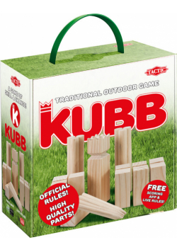 Kubb w kartonowym pudełku