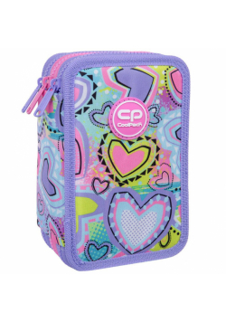 Piórnik 3-komorowy z wyposażeniem Coolpack Jumper 3 Sew Heart
