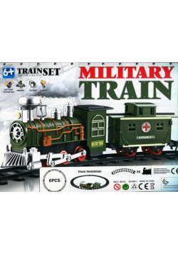 Kolejka na baterie Military train