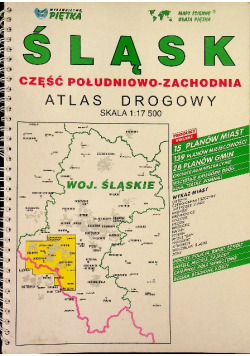 Śląsk część południowo  zachodnia Atlas drogowy