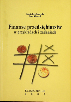 Finanse Przedsiębiorstw W Przykładach I Zadaniach