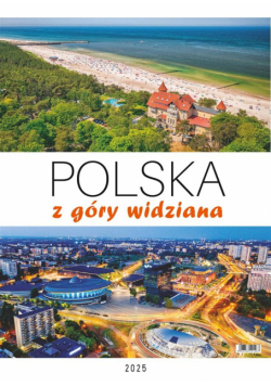 Kalendarz 2025 wieloplanszowy Polska z góry