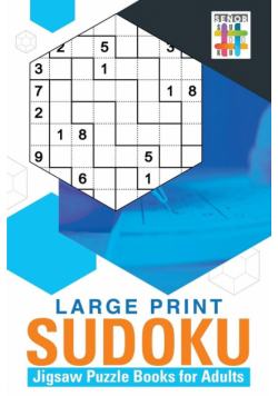 Large Print Sudoku Jigsaw Puzzle Books for Adults