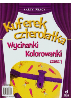 Kuferek Czterolatka Wycinanki kolorowanki Część 1