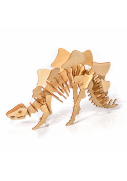 Little Story Drewniane Puzzle Model 3D - Stegozaur