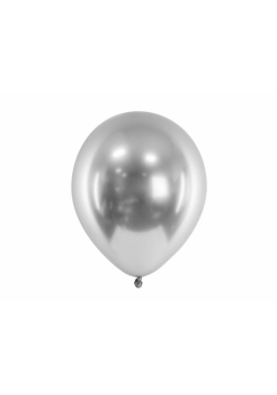 Balony Glossy srebrny 30cm 20szt