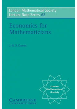 Economics for Mathematicians